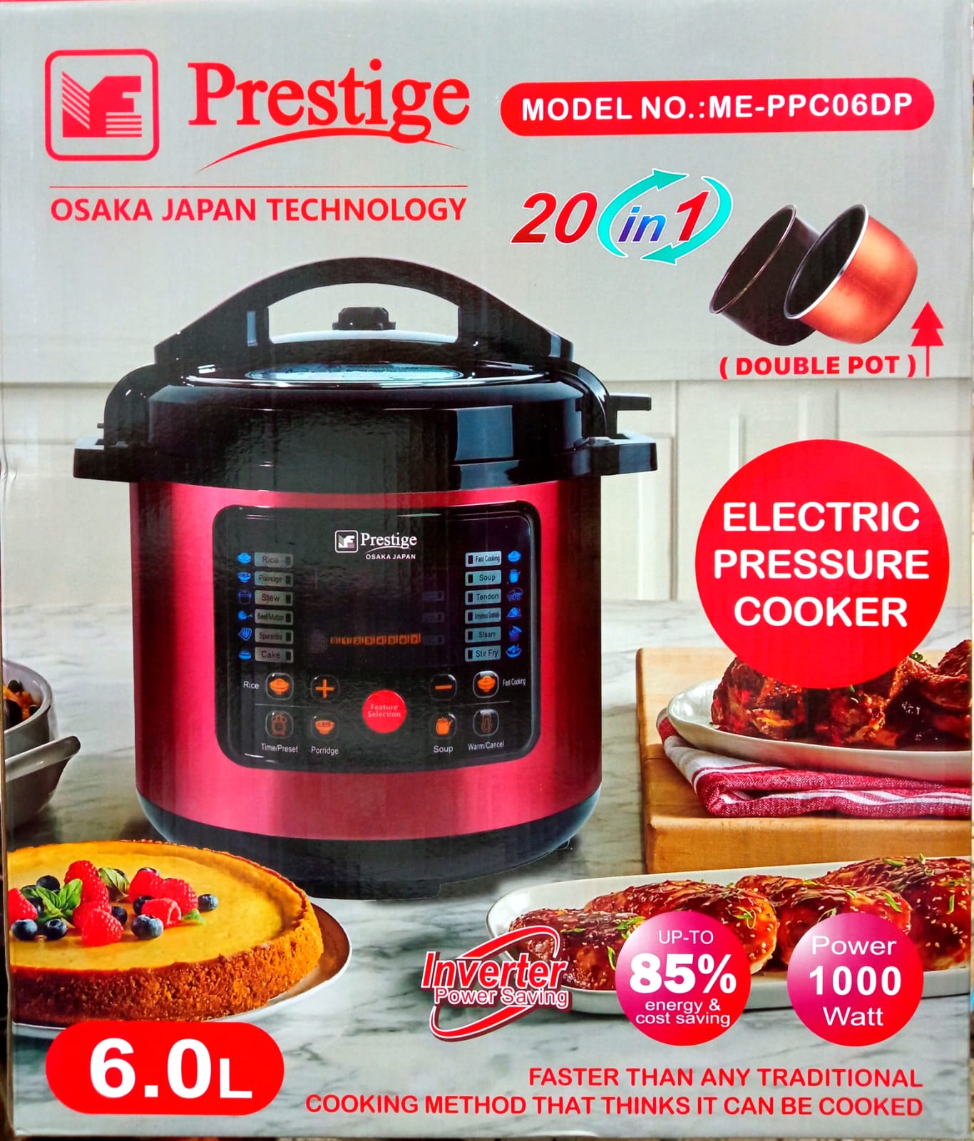 prestige Multi-purpose Cooking good food osaka japan technology electric pressure cooker