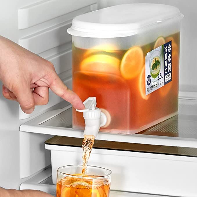 REFRIGERATOR COLD JUICE JAR . 3.5 LITRE COLD KETTLE . BEST FOR KEEPING JUICE IN FRIDGE.