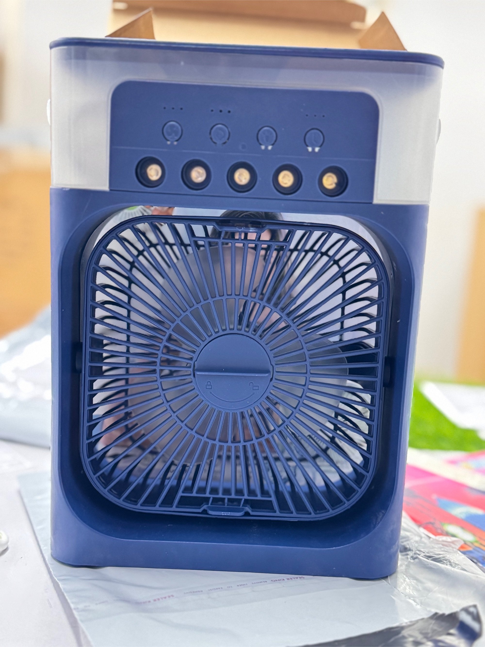 Portable Water Cooling Mini Fan (Mini Air Cooler) image 2